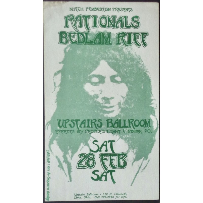 Rationals: Lima 1970 (Handbill)