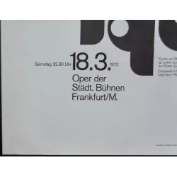 The Modern Jazz Quartet 1972 German concert poster - illustraction Gallery