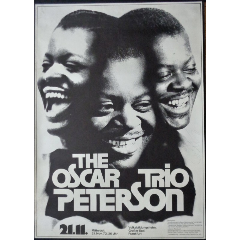 Oscar Peterson Trio: Frankfurt 1973 (Signed)