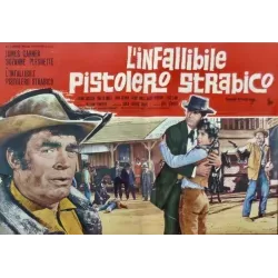 Support Your Local Gunfighter Italian fotobusta movie poster set - illustraction Gallery