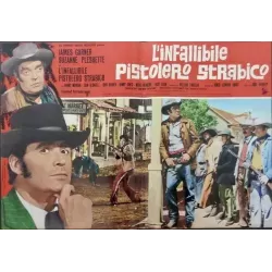 Support Your Local Gunfighter Italian fotobusta movie poster set - illustraction Gallery
