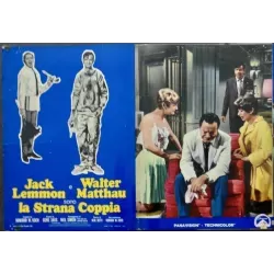 The Odd Couple Italian fotobusta movie poster set - illustraction Gallery