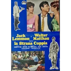 The Odd Couple Italian fotobusta movie poster set - illustraction Gallery