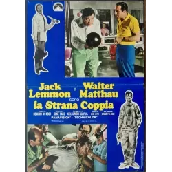 The Odd Couple Italian fotobusta movie poster set - illustraction Gallery