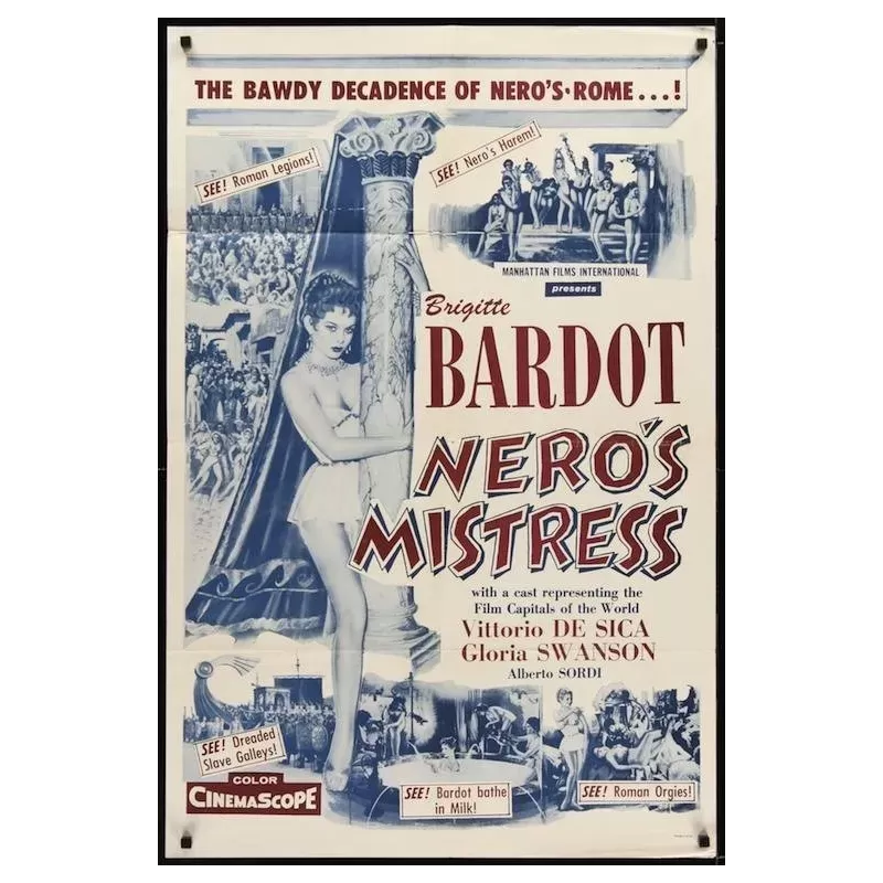 Nero's Mistress (Mio figlio Nerone) one sheet movie poster - Illustraction Gallery