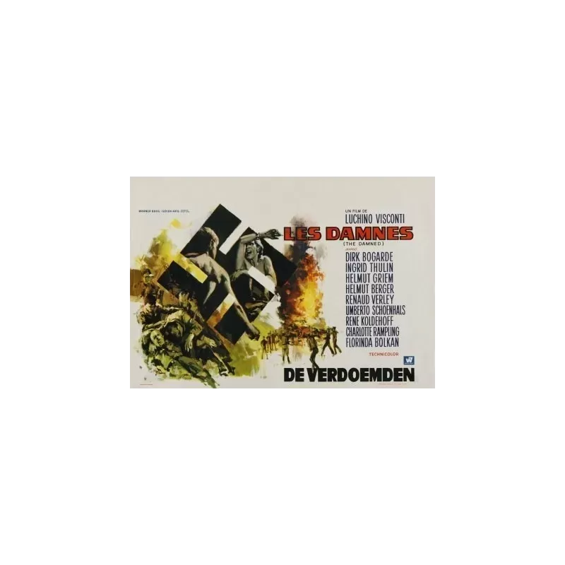 The Damned Belgian Poster - Illustraction Gallery