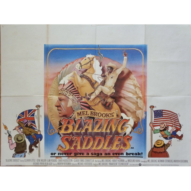 Blazing Saddles (British Quad)