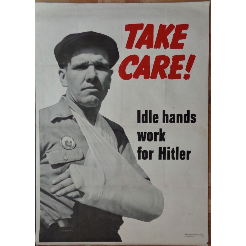 Take Care Idle Hands Work For Hitler (1942)