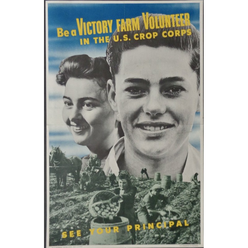 Be A Victory Farm Volunteer In The US Crop Corps (1943)