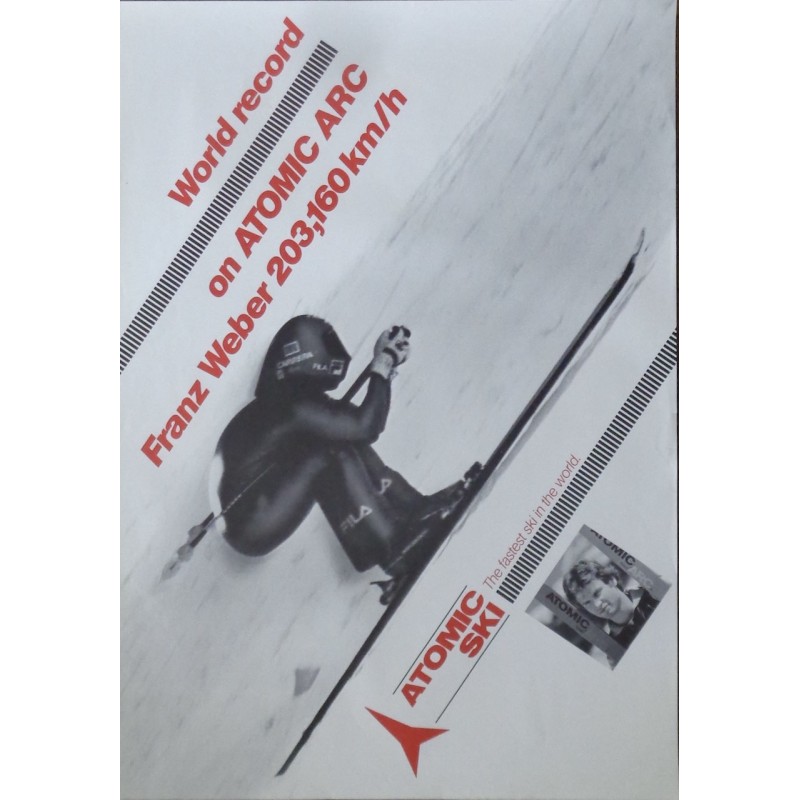 Atomic Skis: World Record Franz Weber (1982)