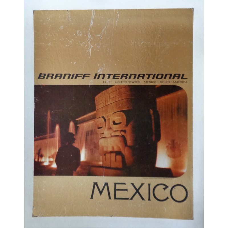 Braniff Mexico Chapultepec Fountains (1968 - LB)