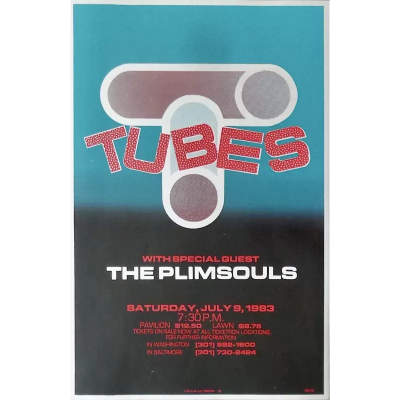 The Tubes 1983 Columbia concert poster - illustraction Gallery