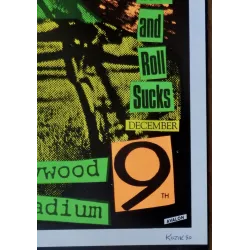 Iggy Pop 1990 Los Angeles concert poster by Frank Kozik - illustraction Gallery