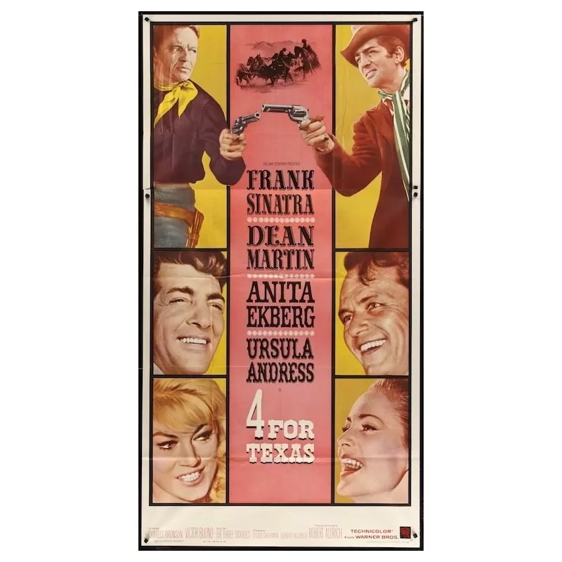 4 For Texas 3 sheet movie poster - Illustraction Gallery