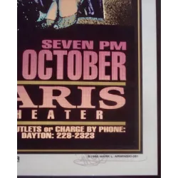 David Bowie 1995 Colombus concert poster - illustraction Gallery