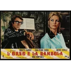 L'ours et la poupee (The Bear And The Doll) Italian fotobusta movie poster - Illustraction Gallery