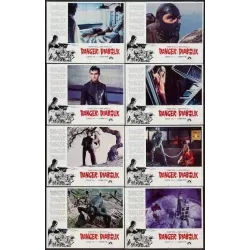 Danger Diabolik complete set of 8 Lobby cards - illustraction Gallery