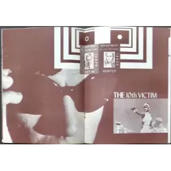 The Tenth Victim (La decima vittima) Japanese movie program - illustraction Gallery