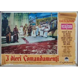 The Ten Commandments Italian fotobusta movie poster set - illustraction Gallery