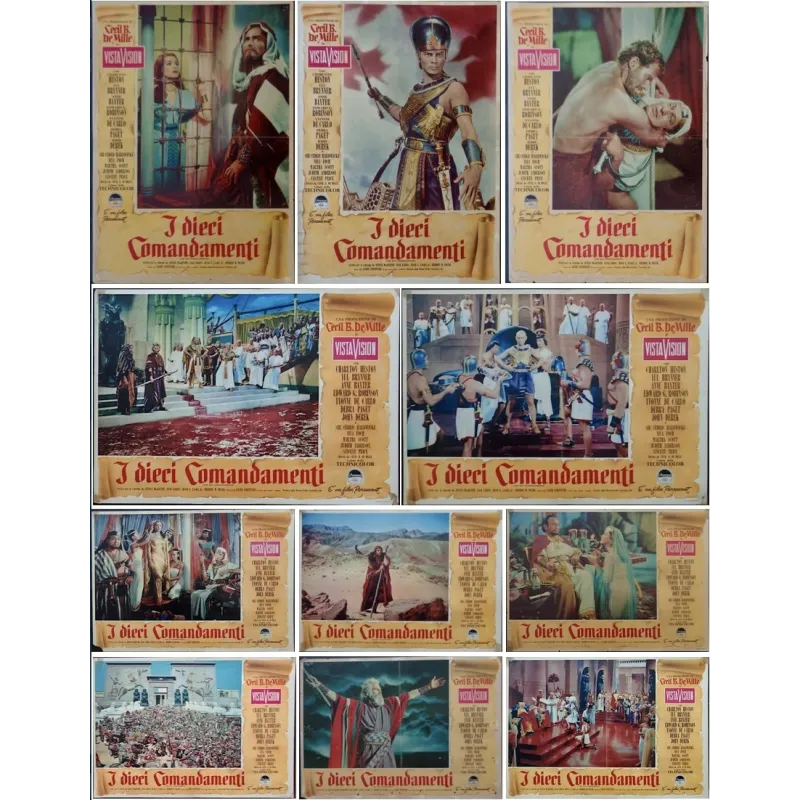 Ten Commandments (Fotobusta set of 11)