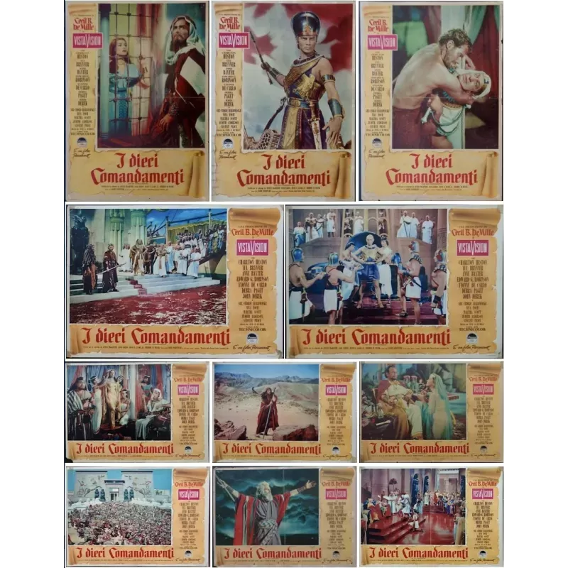 Ten Commandments (Fotobusta set of 11)