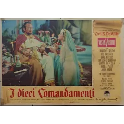 The Ten Commandments Italian fotobusta movie poster set - illustraction Gallery
