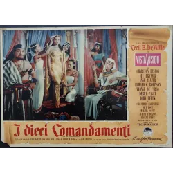The Ten Commandments Italian fotobusta movie poster set - illustraction Gallery