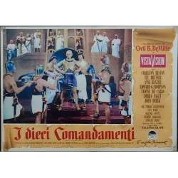 The Ten Commandments Italian fotobusta movie poster set - illustraction Gallery