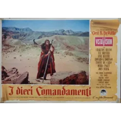 The Ten Commandments Italian fotobusta movie poster set - illustraction Gallery