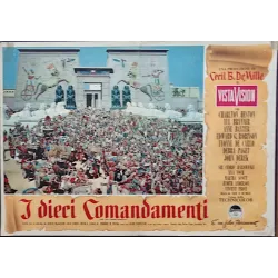 The Ten Commandments Italian fotobusta movie poster set - illustraction Gallery