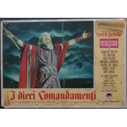 The Ten Commandments Italian fotobusta movie poster set - illustraction Gallery