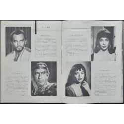 Solomon And Sheba Japanese movie Program - illustraction Gallery
