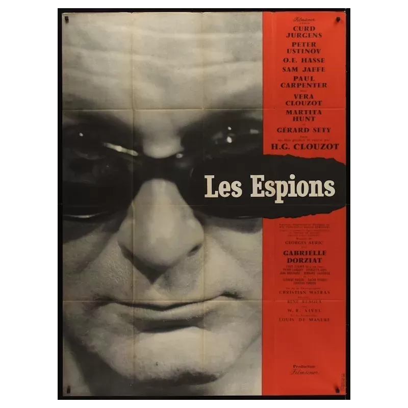 Les espions (Spies) French movie poster - illustraction Gallery