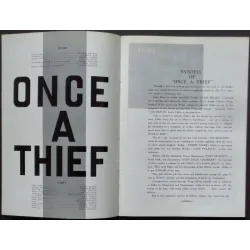 Once A Thief Japanese movie program - illustraction Gallery