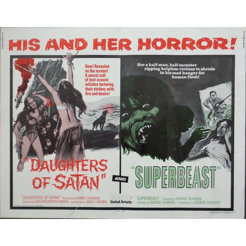 Daughters Of satan / Superbeast (Half sheet)