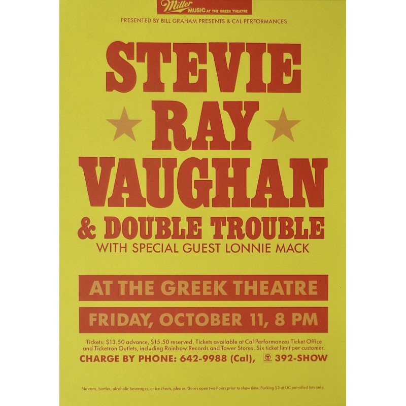 Stevie Ray Vaughan: Berkeley 1985