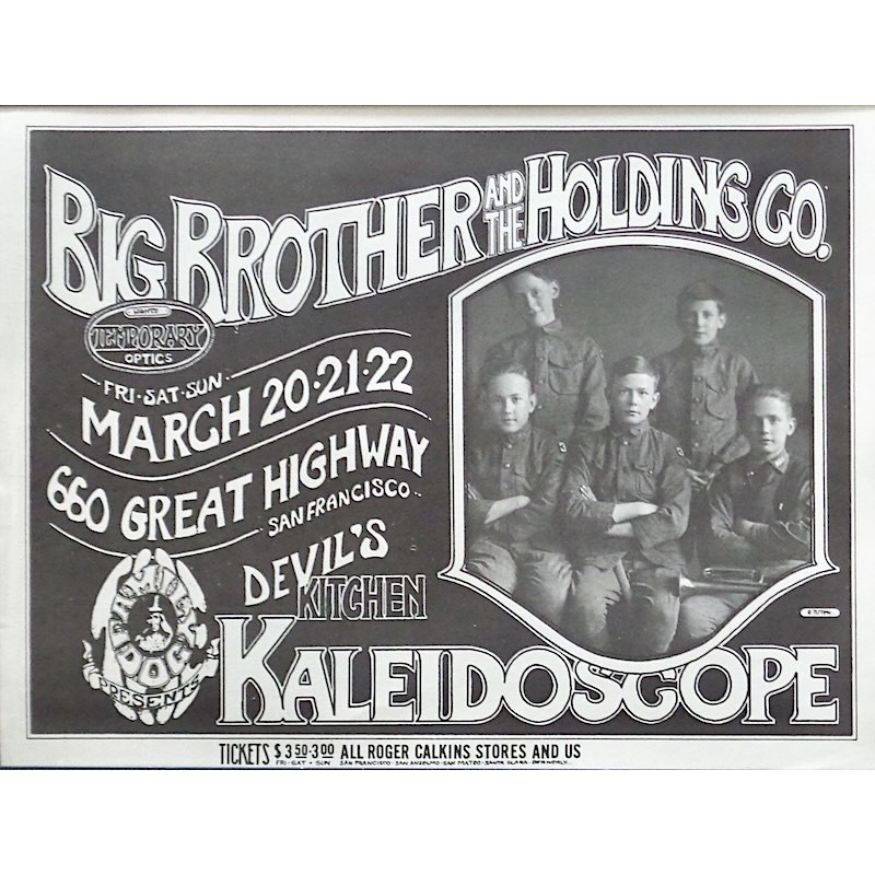 Big Brother And The Holding Company: San Francisco 1970 (Handbill)