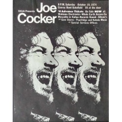 Joe Cocker: Honolulu 1974 (Handbill)