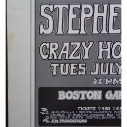 Stephen Stills 1971 Boston concert poster - illustraction Gallery
