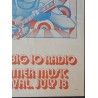 WCFL Summer Festival 1970 Chicago concert poster - illustraction Gallery