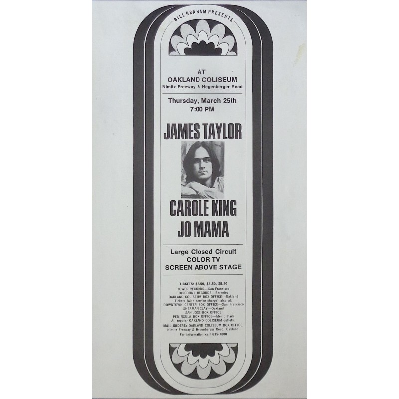 James Taylor / Carole King: Oakland 1971
