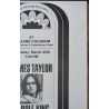 James Taylor and Carole King 1971 Oakland concert poster - illustraction Gallery