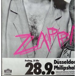 Frank Zappa 1984 German concert poster - illustraction Gallery