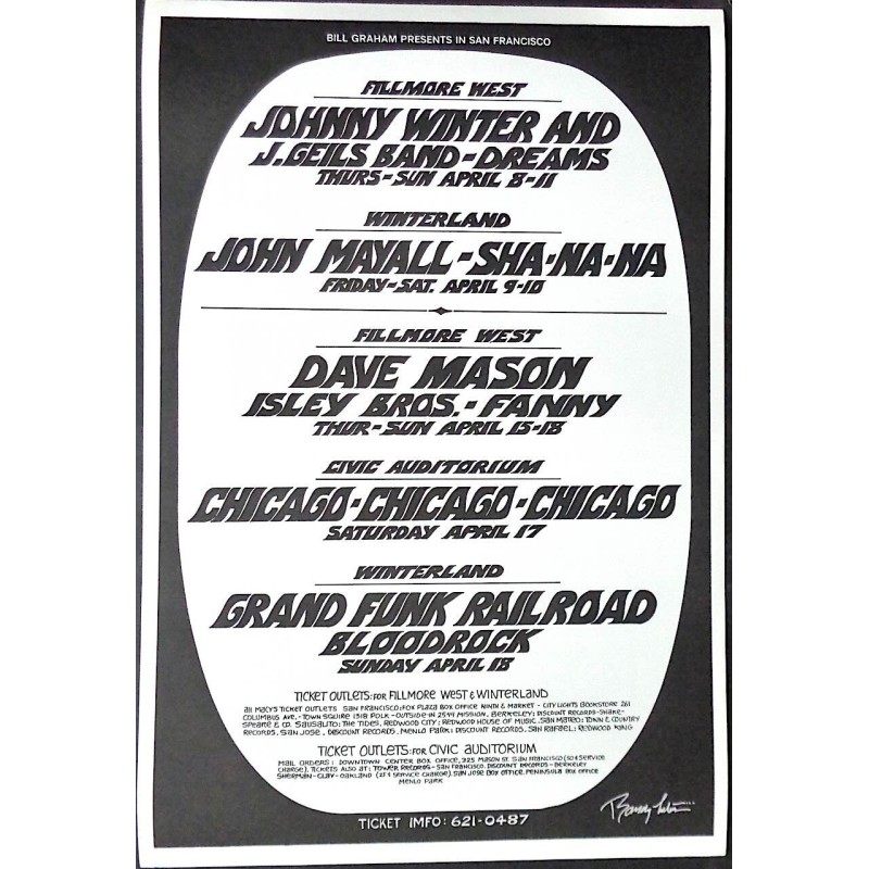 BGP 1971: Johnny Winter / Chicago