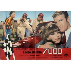 Red Line 7000 Italian fotobusta movie poster set - illustraction Gallery