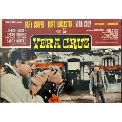 Vera Cruz Italian fotobusta movie poster set - illustraction Gallery