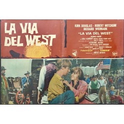 The Way West Italian fotobusta movie poster set - illustraction Gallery