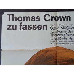 The Thomas Crown Affair German movie poster  - illustraction Gallery