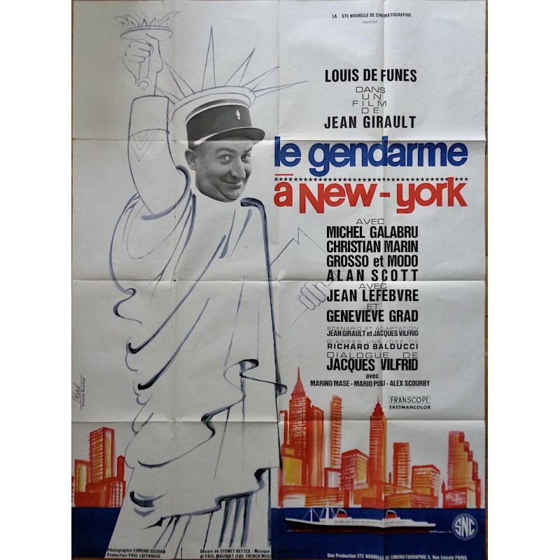 Gendarme A New York (French Grande)