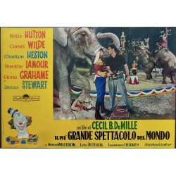 The Greatest Show on Earth Italian fotobusta movie poster set - illustraction Gallery